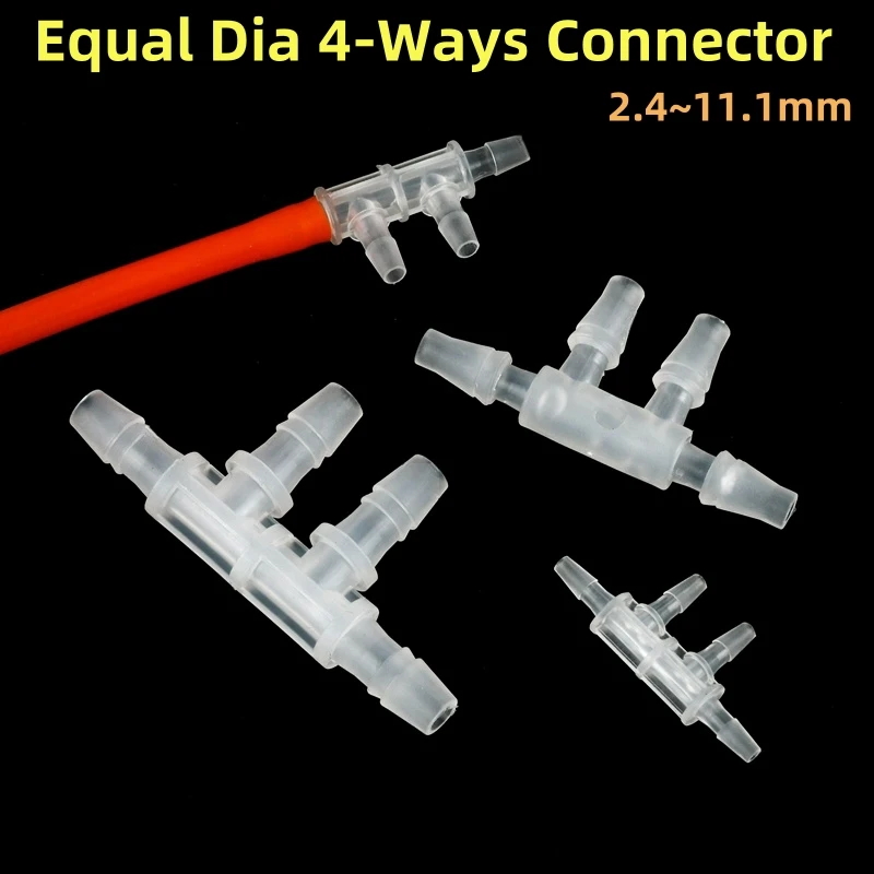 3~100PCS 2.4~11.1mm PP Equal Dia 4-Way Connectors Aquarium Tank Air Pump Hose Joints Garden Irrigation System Pipe Pagoda Joints
3~100PCS 2.4~11.1mm PP Equal Dia 4-Way Connectors Aquarium Tank Air Pump Hose Joints Garden Irrigation System Pipe Pagoda Joints