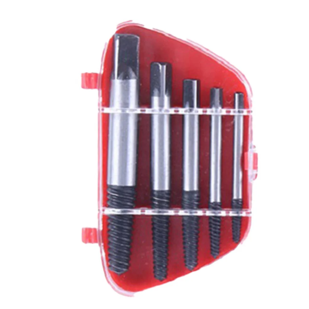 5pcs/set Broken Bolt Extractor 4-11mm Screw Extractor Remover Home Maintenance Automotive Repair Tools Accessories
5pcs/set Broken Bolt Extractor 4-11mm Screw Extractor Remover Home Maintenance Automotive Repair Tools Accessories