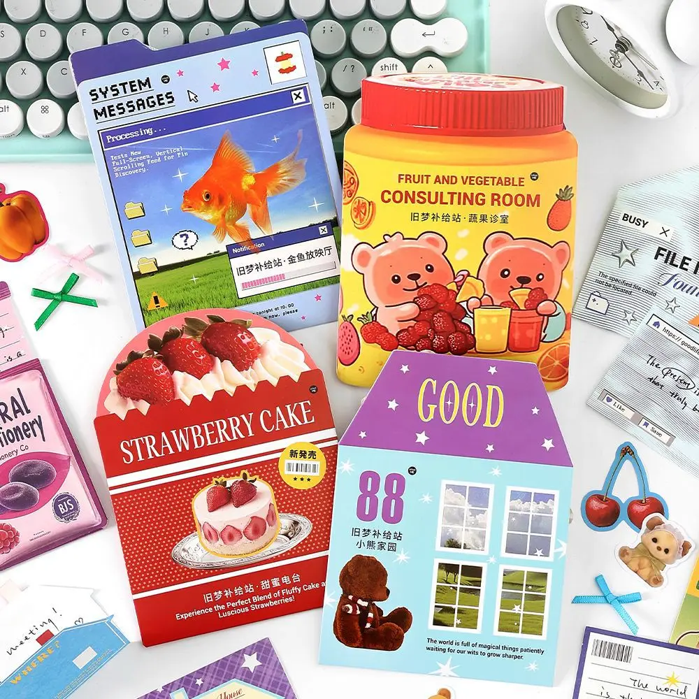 24sets/lot Memo Pads Material Paper Old Dream Supply Station Junk Journal Scrapbooking Cards Retro Background Decoration Paper
24sets/lot Memo Pads Material Paper Old Dream Supply Station Junk Journal Scrapbooking Cards Retro Background Decoration Paper