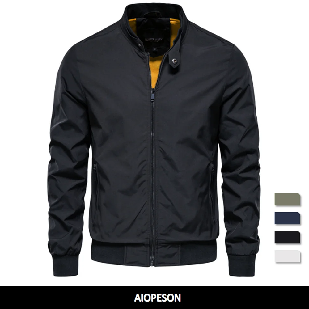 2026 Solid Color Baseball Jacket Men Casual Stand Collar Bomber Mens Jackets Autumn High Quality Slim Fit Jackets for Men
2026 Solid Color Baseball Jacket Men Casual Stand Collar Bomber Mens Jackets Autumn High Quality Slim Fit Jackets for Men