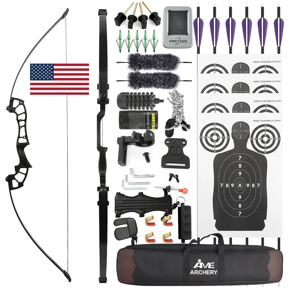 Straight Pull Bow Set 40/50Lbs Takedown Recurve Bow Right Hand for Archery Outdoor Shooting Target Practice Hunting Beginner Adults
Straight Pull Bow Set 40/50Lbs Takedown Recurve Bow Right Hand for Archery Outdoor Shooting Target Practice Hunting Beginner Adults