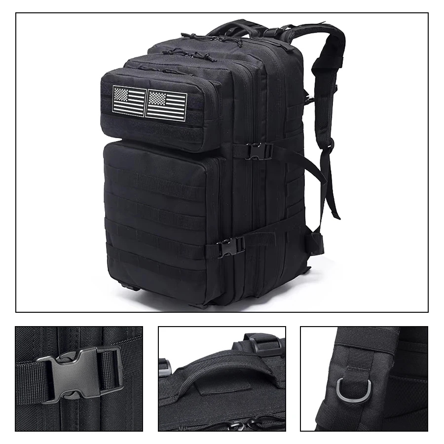 50L Hiking Backpack Multi - compartment Outdoor Bag with Magic & MOLLE System
50L Hiking Backpack Multi - compartment Outdoor Bag with Magic & MOLLE System