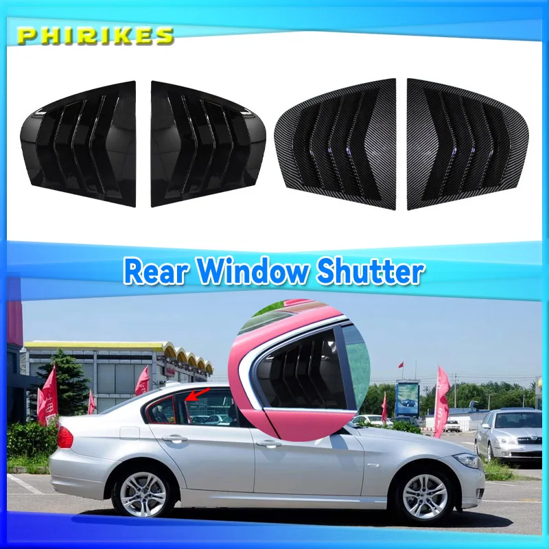 For BMW 3 Series E90 320i 323i 325i 330i M3 Car Rear Window Shutter Cover Trim Window Louver Side Vent 2005-2011
For BMW 3 Series E90 320i 323i 325i 330i M3 Car Rear Window Shutter Cover Trim Window Louver Side Vent 2005-2011