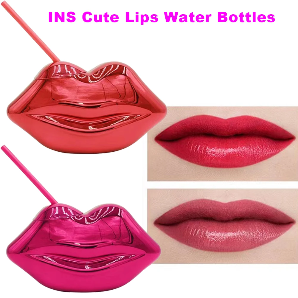 INS Cute Holiday Lip-shaped Straw Cups Disco Electroplated Plastic Drinks Water Bottle Wedding Party Nightclub Lovers Gift 700ML
INS Cute Holiday Lip-shaped Straw Cups Disco Electroplated Plastic Drinks Water Bottle Wedding Party Nightclub Lovers Gift 700ML