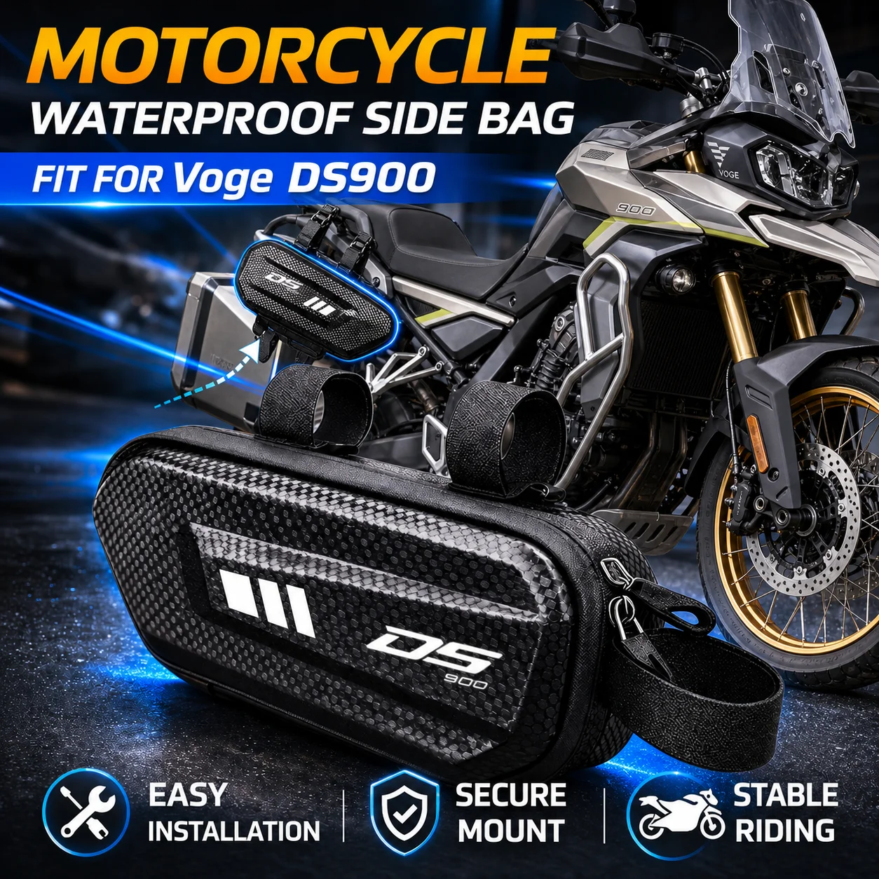 Motorcycle Side Bag Personalized Logo Waterproof Hard Shell Saddlebag For Voge DSX 900 DS900X 900 DSX 2024
Motorcycle Side Bag Personalized Logo Waterproof Hard Shell Saddlebag For Voge DSX 900 DS900X 900 DSX 2024