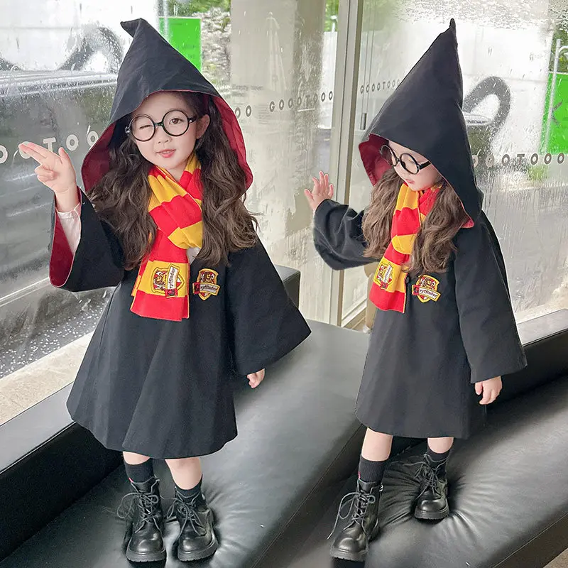 Black Hooded Coat for Baby Boys And Girls Halloween Witch Magic Style Clothing Children's Wear Traditional Chine...
Black Hooded Coat for Baby Boys And Girls Halloween Witch Magic Style Clothing Children's Wear Traditional Chine...