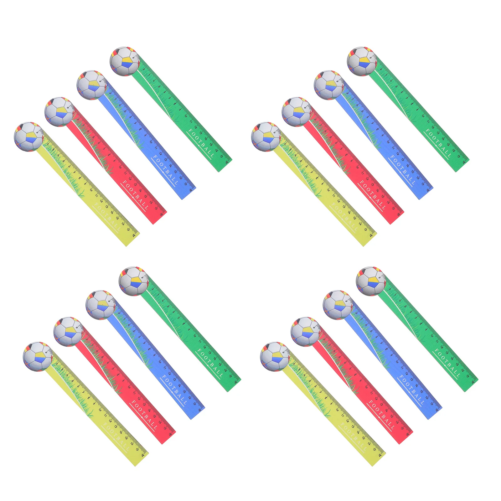 20Pcs Soccer Pattern Ruler 18Cm Wooden Desk Ruler Cute Drawing Tool for Study Prize Craft Activity Classroom Supply
20Pcs Soccer Pattern Ruler 18Cm Wooden Desk Ruler Cute Drawing Tool for Study Prize Craft Activity Classroom Supply