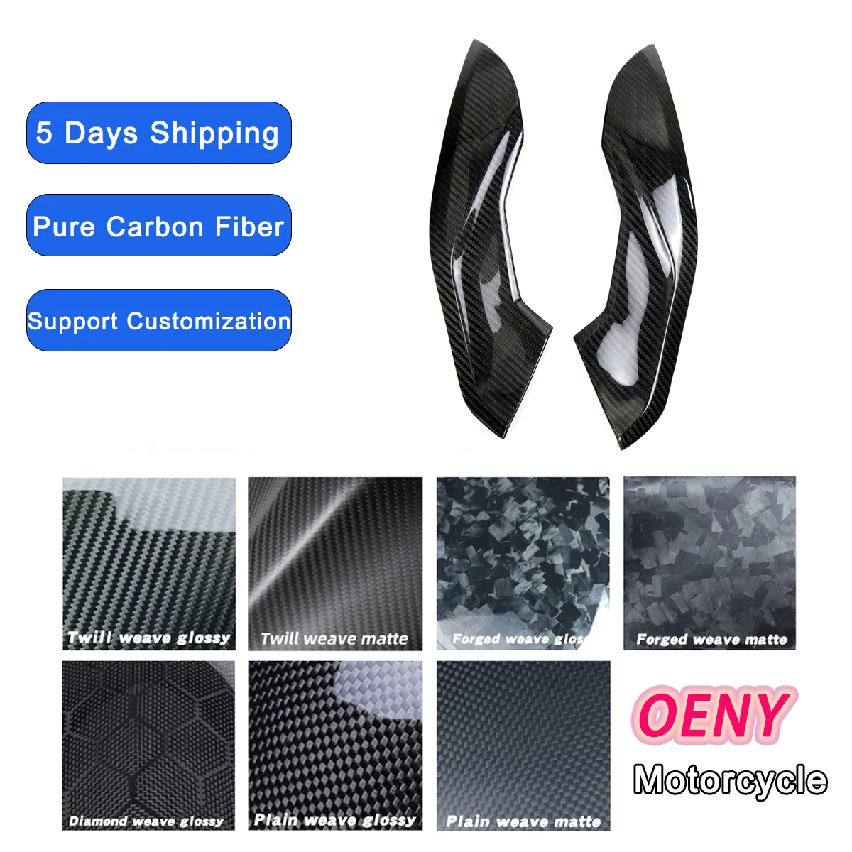 For BMW S1000RR 2019 2020 2021 2022 2023 100% 3K Full Dry Carbon Fiber Motorcycle Modified Tank Side Fairing Panels Fairings Kit 
For BMW S1000RR 2019 2020 2021 2022 2023 100% 3K Full Dry Carbon Fiber Motorcycle Modified Tank Side Fairing Panels Fairings Kit