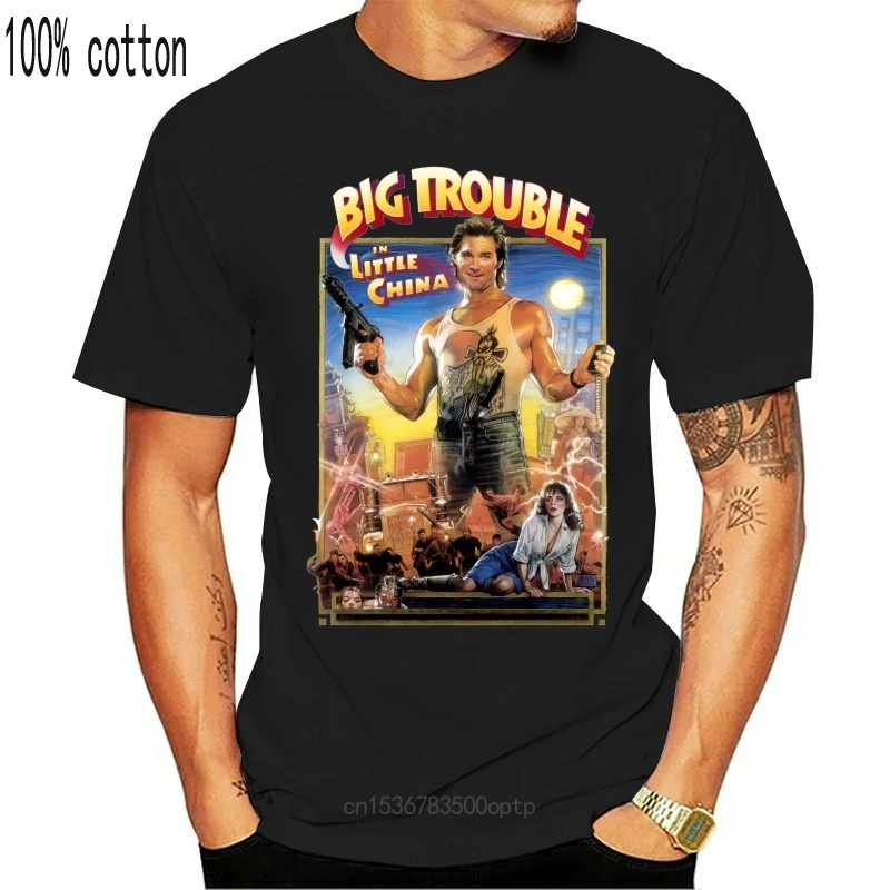 New Hot Big Trouble In Little China Action Movie Men's Black T-Shirt Size S-3XL100% cotton casual short sleeve men T shirt
New Hot Big Trouble In Little China Action Movie Men's Black T-Shirt Size S-3XL100% cotton casual short sleeve men T shirt