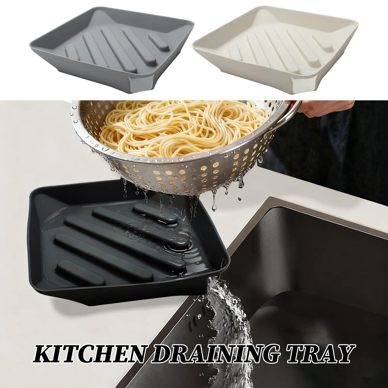 Dish Mats For Kitchen Counter Silicone Brush Holder Non-Slip Drain Pad With Spout For Counter Bathroom Sink Side Utility Room
Dish Mats For Kitchen Counter Silicone Brush Holder Non-Slip Drain Pad With Spout For Counter Bathroom Sink Side Utility Room