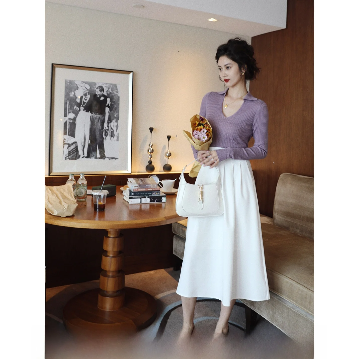 Юбка-солнце с высокой талией TAIYANG из полиэстера, осенняя коллекция, модная, универсальная, средней длины, женская
Юбка-солнце с высокой талией TAIYANG из полиэстера, осенняя коллекция, модная, универсальная, средней длины, женская