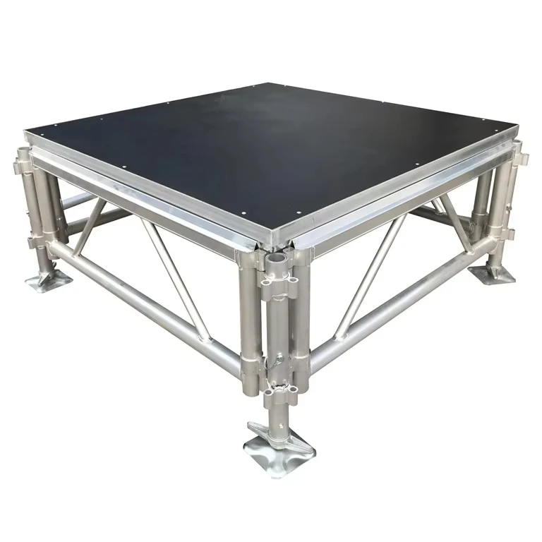 Aluminum Alloy 4'*4' Modular Stage for with Quick Installation for Concerts & Events
Aluminum Alloy 4'*4' Modular Stage for with Quick Installation for Concerts & Events