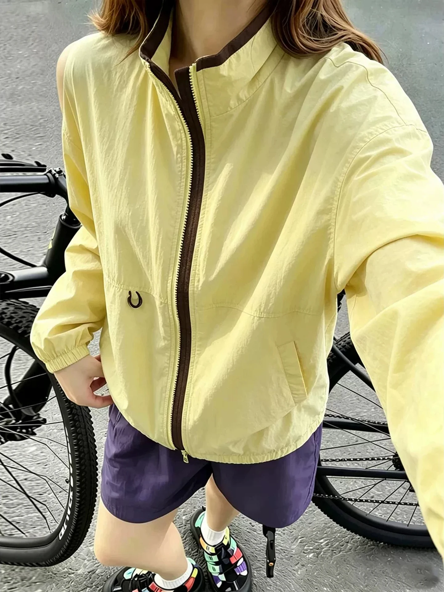 Sun Protection Ice Silk Stand Collar Light Weight Men Women Summer Outdoor Cycling Clothes Quick Dry Breathable UPF50
Sun Protection Ice Silk Stand Collar Light Weight Men Women Summer Outdoor Cycling Clothes Quick Dry Breathable UPF50