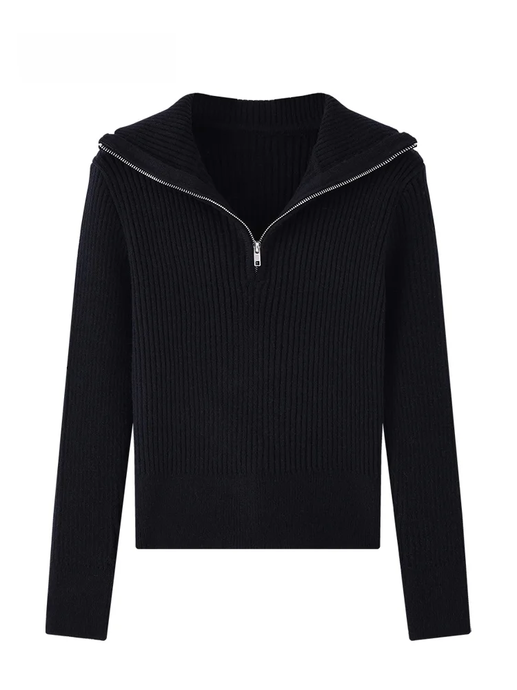JZZDEMM Women's Slim Fit Knitted Sweater with Half Zip Collar Autumn Winter Fashion Commute Style Long Sleeve Base Shirt
JZZDEMM Women's Slim Fit Knitted Sweater with Half Zip Collar Autumn Winter Fashion Commute Style Long Sleeve Base Shirt