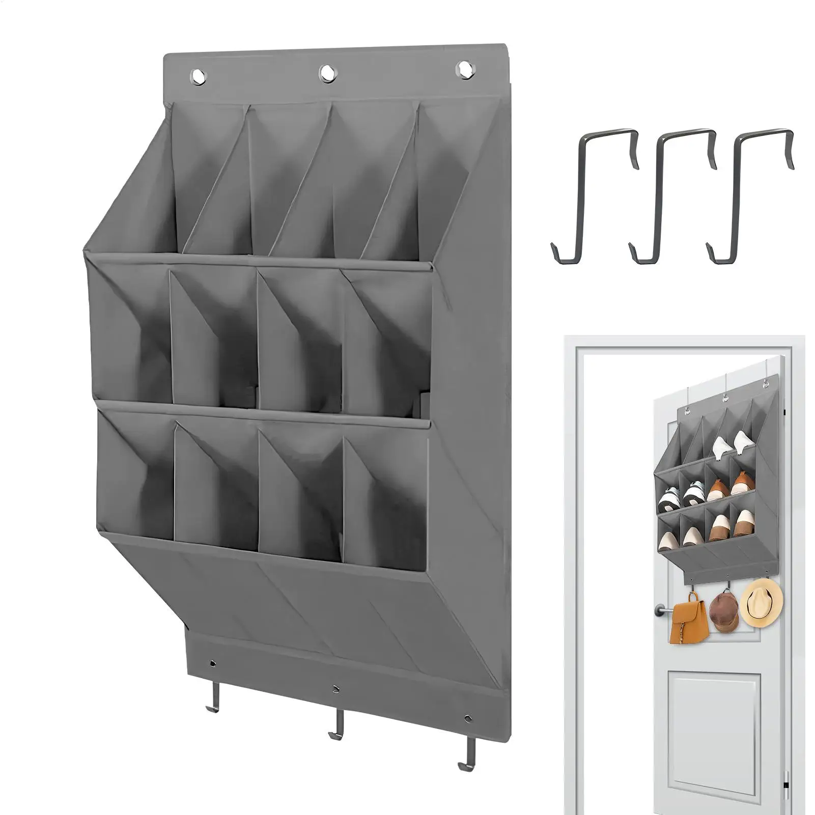 Настенная карманная подвесная сумка для хранения с 12 сетками, органайзер для обуви, стойка с дверью для спальни, ванной комнаты за держателем шкафа
Настенная карманная подвесная сумка для хранения с 12 сетками, органайзер для обуви, стойка с дверью для спальни, ванной комнаты за держателем шкафа