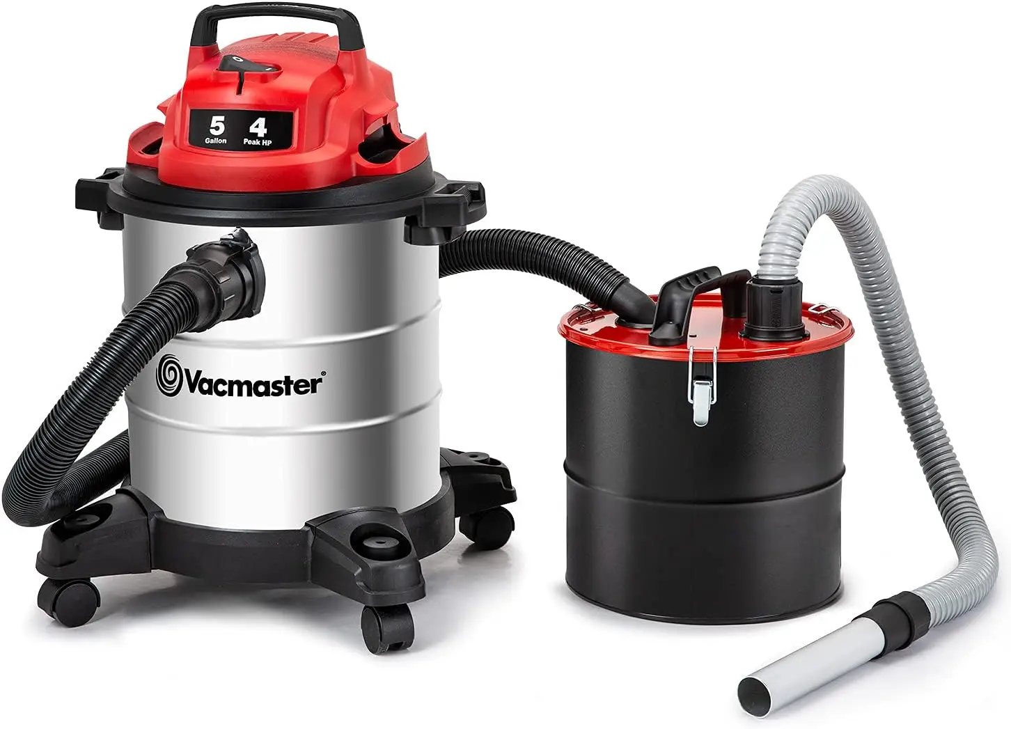 VOC508S 1102 5 Gallon Stainless Steel Wet Dry Shop Vacuum and 3 Gallon Ash Tank Combo
VOC508S 1102 5 Gallon Stainless Steel Wet Dry Shop Vacuum and 3 Gallon Ash Tank Combo