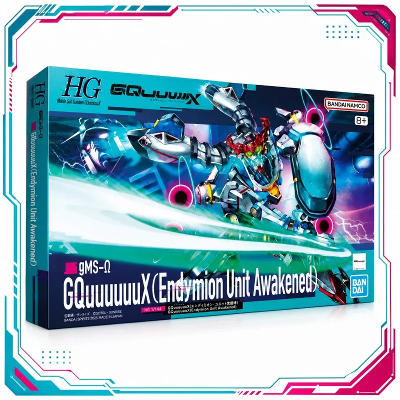 Bandai HG GQuuuuuuuX Endymion Unit Awakened Anime Figure Light Ring Effect Joint Movable Assembly Robot Model Toys for Gifts
Bandai HG GQuuuuuuuX Endymion Unit Awakened Anime Figure Light Ring Effect Joint Movable Assembly Robot Model Toys for Gifts