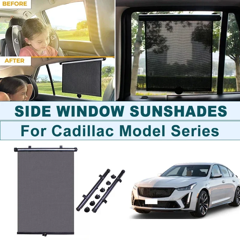 2Pcs UV Protection Retractable Car Side Window Sun Shade Roller Blinds For Cadillac ATS ATS-L CT4 CT5 CT6 XTS XT4 XT5 XT6 SRX
2Pcs UV Protection Retractable Car Side Window Sun Shade Roller Blinds For Cadillac ATS ATS-L CT4 CT5 CT6 XTS XT4 XT5 XT6 SRX