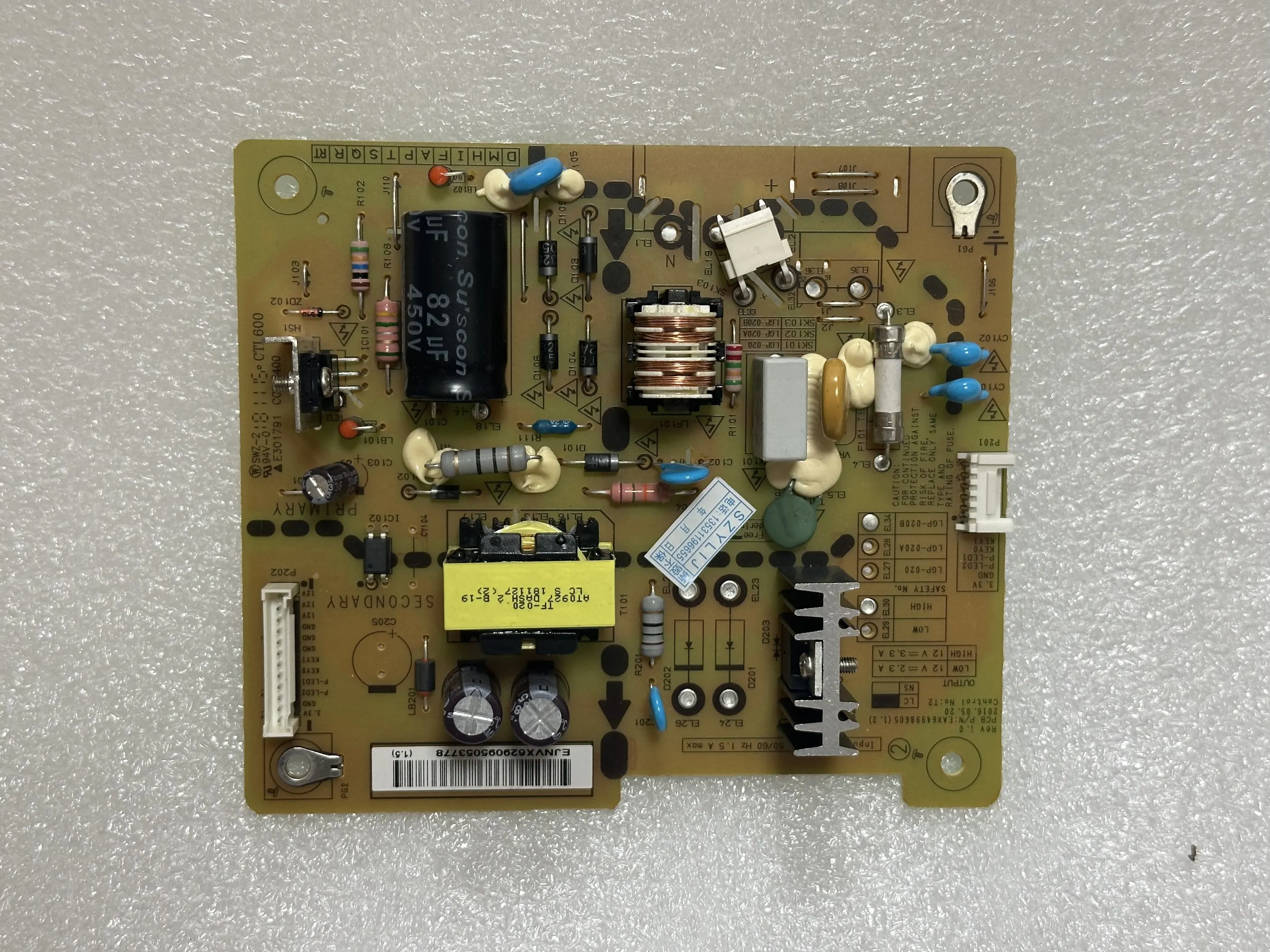 Good quality for EAX64998605(1.2) LGP-020B LGP-020 27UD58
Good quality for EAX64998605(1.2) LGP-020B LGP-020 27UD58