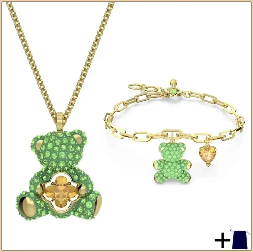 2025 Conjunto de collar de oso de lujo de alta calidad Conjunto de pulsera de pareja de atmósfera simple Moda y de alta gama
2025 Conjunto de collar de oso de lujo de alta calidad Conjunto de pulsera de pareja de atmósfera simple Moda y de alta gama