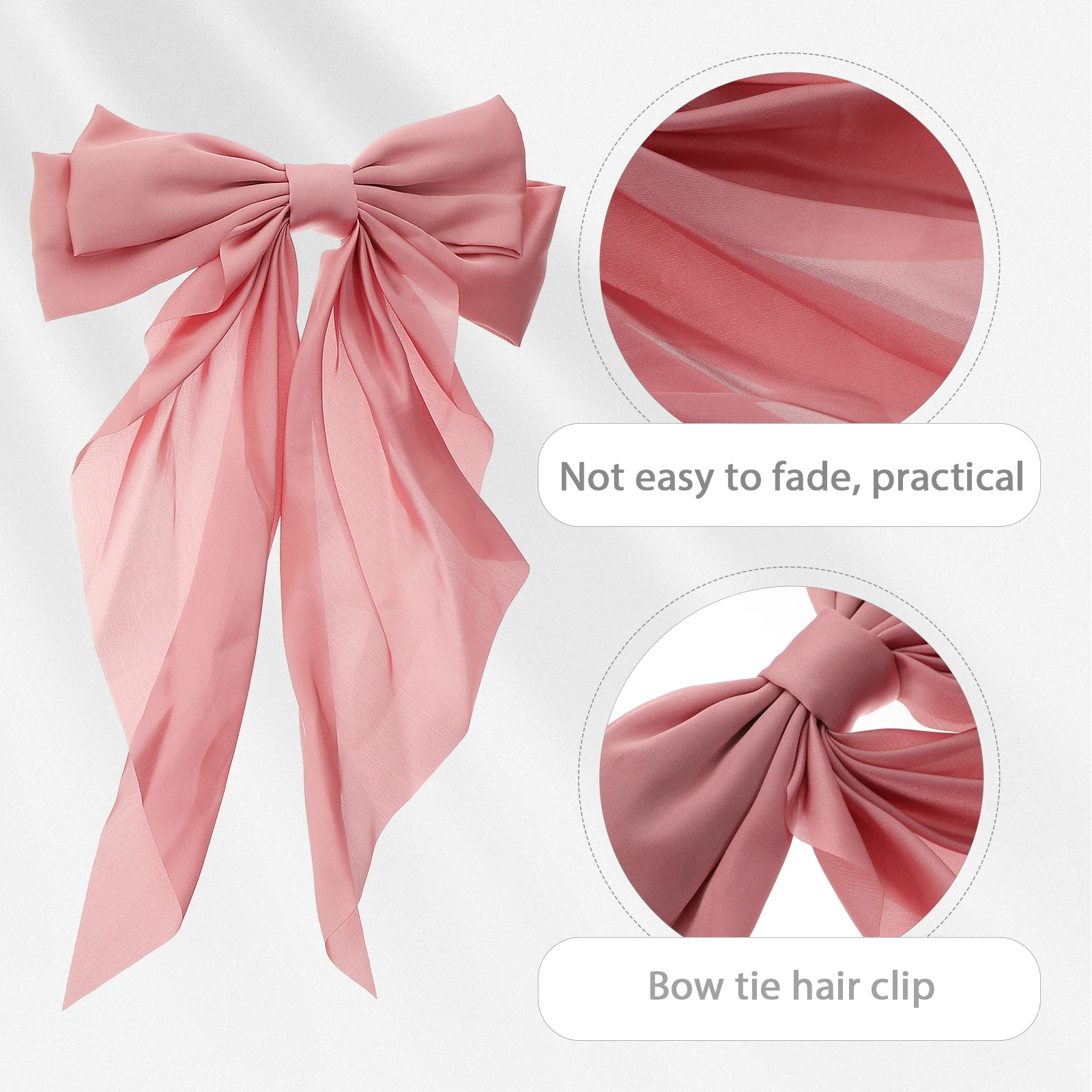 2pcs Big Bow Spring Barrettes For Women Elegant Accessories Party Wedding Daily Wear Large Ribbon Bows Teens Non-Fading
2pcs Big Bow Spring Barrettes For Women Elegant Accessories Party Wedding Daily Wear Large Ribbon Bows Teens Non-Fading