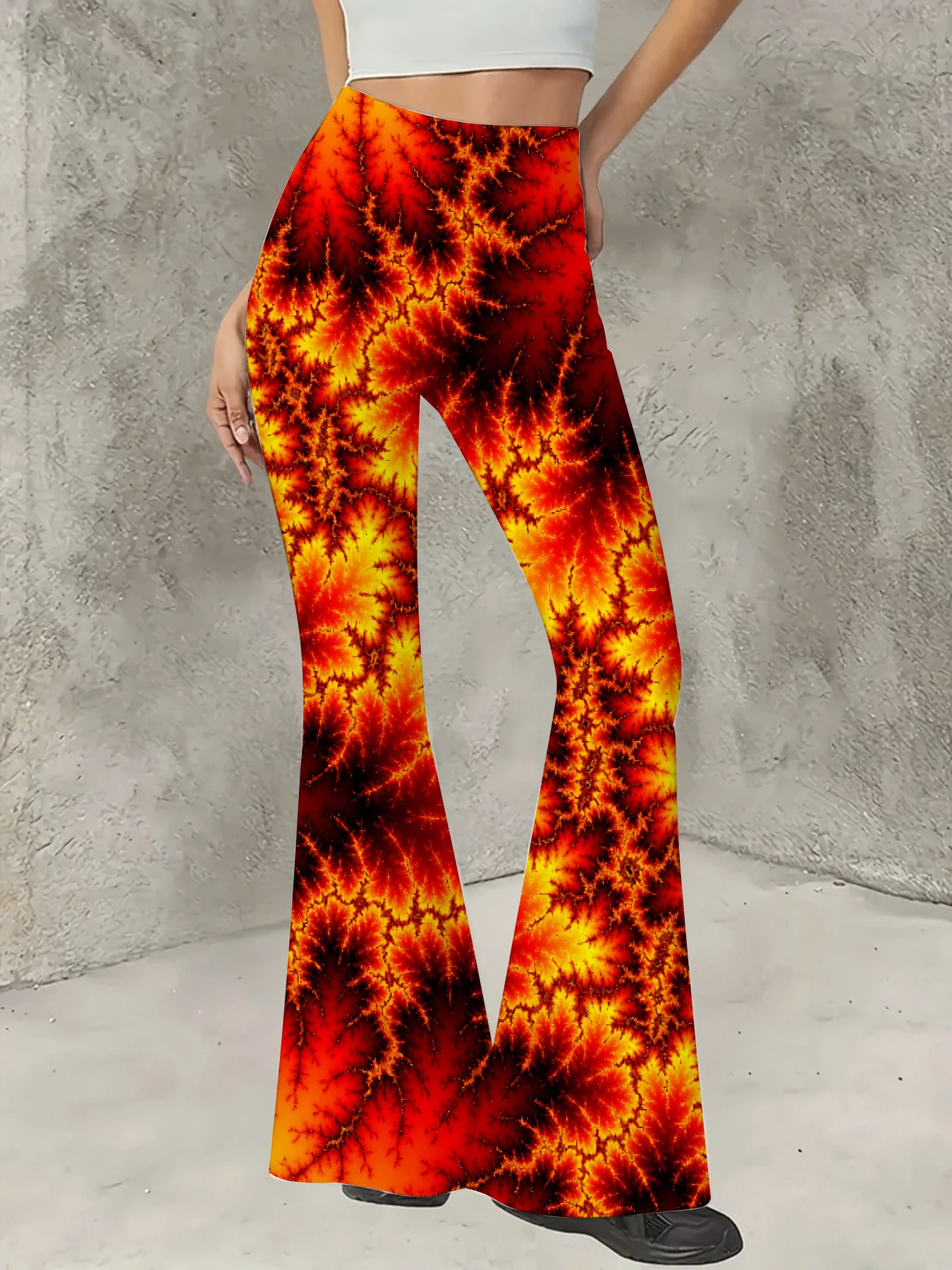 Women's Printed Flare Pants Y2K High Waist Bell Bottom Trousers Streetwear
Women's Printed Flare Pants Y2K High Waist Bell Bottom Trousers Streetwear