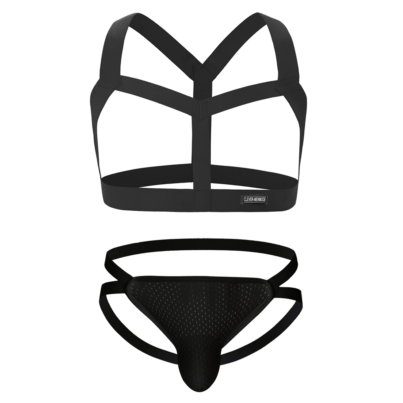 Men Body Chest Harness Thongs Set Elastic Shoulder Strap Lingerie Jockstrap G String Costume Sexy Bondage Tops
Men Body Chest Harness Thongs Set Elastic Shoulder Strap Lingerie Jockstrap G String Costume Sexy Bondage Tops