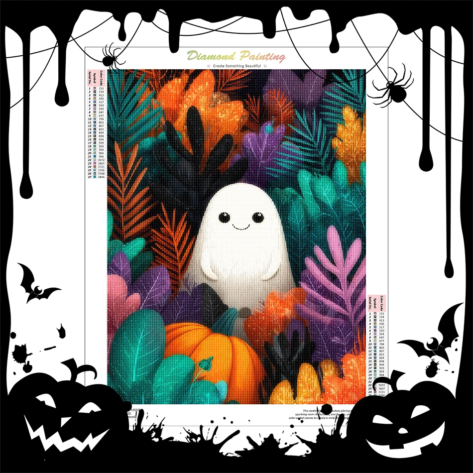 SDOYUNO Diamond Painting Kits Cute Ghost Colorful Leaves 5D Diamond Pictures Cross Stitch Kit Embroidery Full Square Round Drill
SDOYUNO Diamond Painting Kits Cute Ghost Colorful Leaves 5D Diamond Pictures Cross Stitch Kit Embroidery Full Square Round Drill
