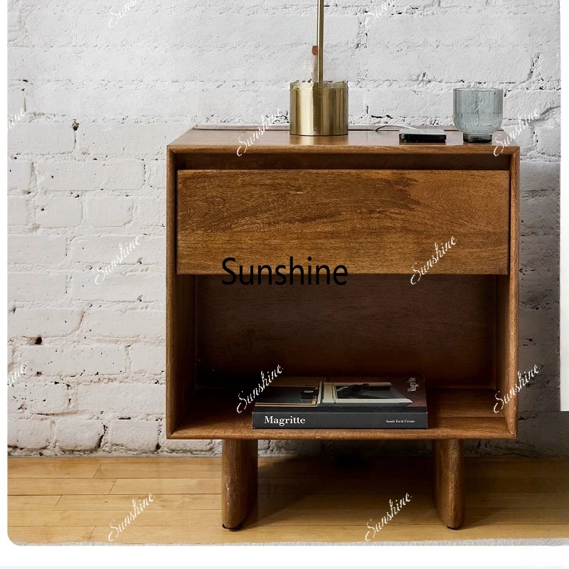 Home retro locker bedroom bedside cabinet solid wood creative
Home retro locker bedroom bedside cabinet solid wood creative