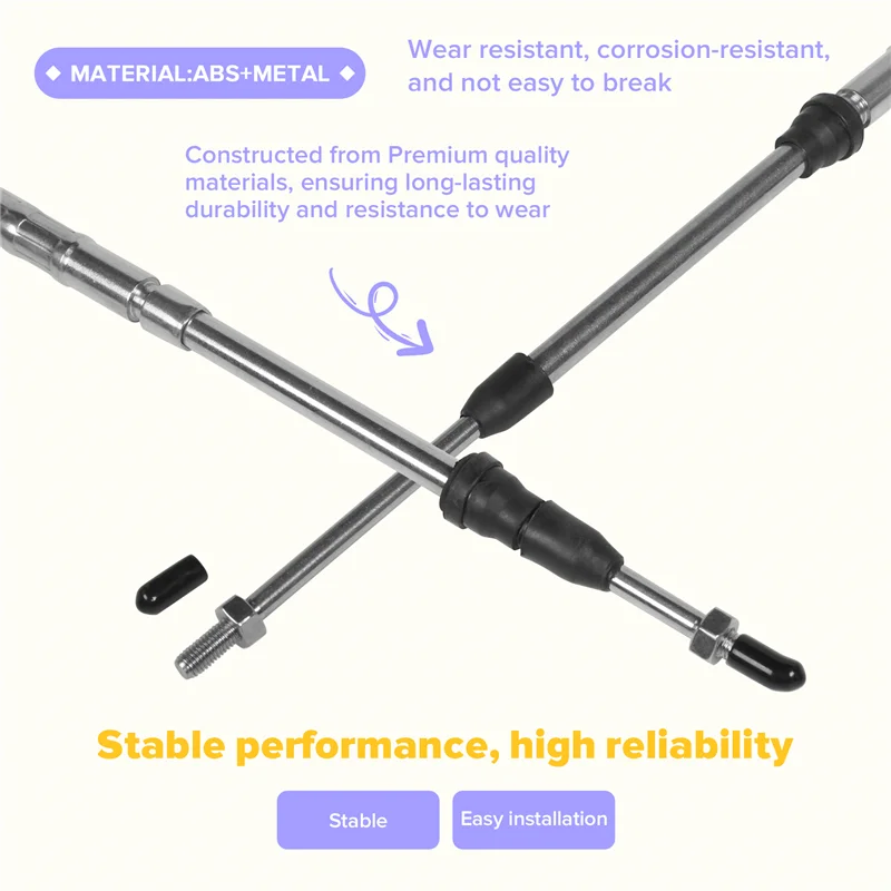 New Steering Cable Fit For For Sea-Doo Spark 2014- 2022/GTI 90 2018-2022- All Models(277001790, 277002065)
New Steering Cable Fit For For Sea-Doo Spark 2014- 2022/GTI 90 2018-2022- All Models(277001790, 277002065)