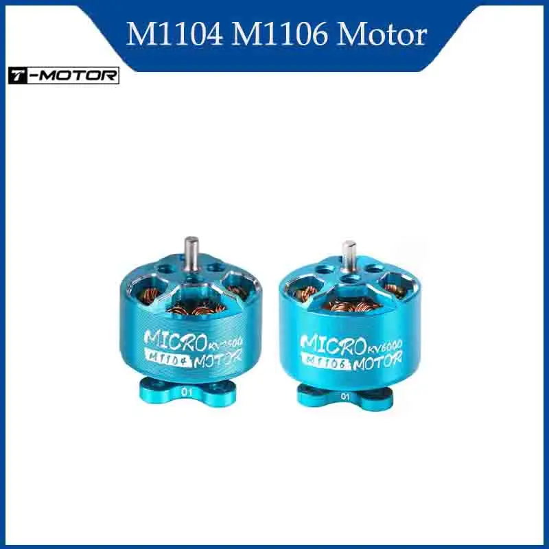 T-Motor M1104 KV7500 M1106 KV6000 Micro Motor Brushless Motor Small Lightweight W/1.5mm shaft For FPV 90mm 110mm Micro Drone
T-Motor M1104 KV7500 M1106 KV6000 Micro Motor Brushless Motor Small Lightweight W/1.5mm shaft For FPV 90mm 110mm Micro Drone
