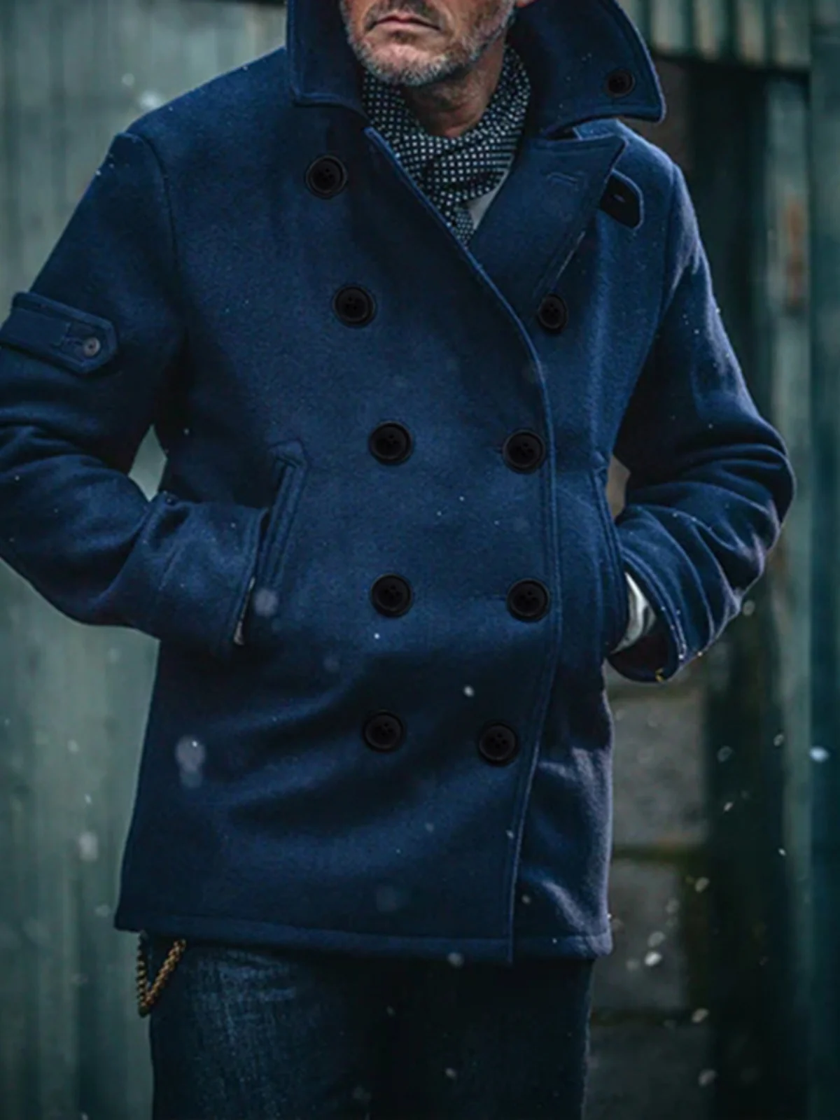 Autumn Winter Tweed Jaet Men's Faion Vintage Briti Sle Coat Medium Year Long Sve Flip Collar Side ket Outerwear
Autumn Winter Tweed Jaet Men's Faion Vintage Briti Sle Coat Medium Year Long Sve Flip Collar Side ket Outerwear