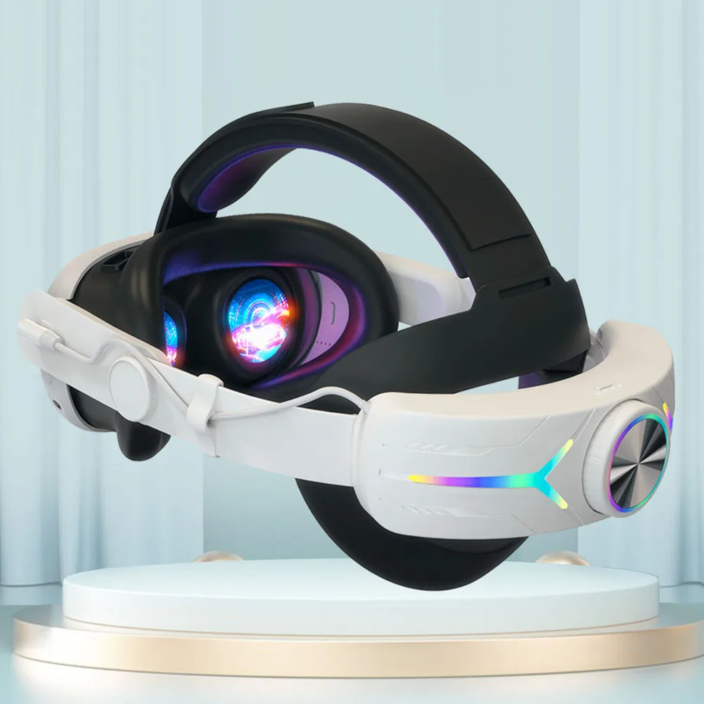 RGB Head Strap for Meta Quest 3 Adjustable Comfortable Design with 8000mAh Built In Rechargeable Battery
RGB Head Strap for Meta Quest 3 Adjustable Comfortable Design with 8000mAh Built In Rechargeable Battery