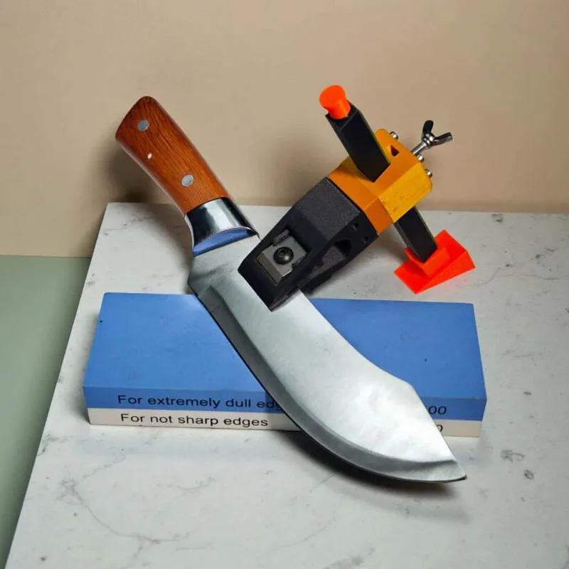 Portable Manual Fixed-Angle Knife Sharpener Lightweight Dual-Sided Whetstone Sharpening Angle Adjustable 400/1000 Grit
Portable Manual Fixed-Angle Knife Sharpener Lightweight Dual-Sided Whetstone Sharpening Angle Adjustable 400/1000 Grit