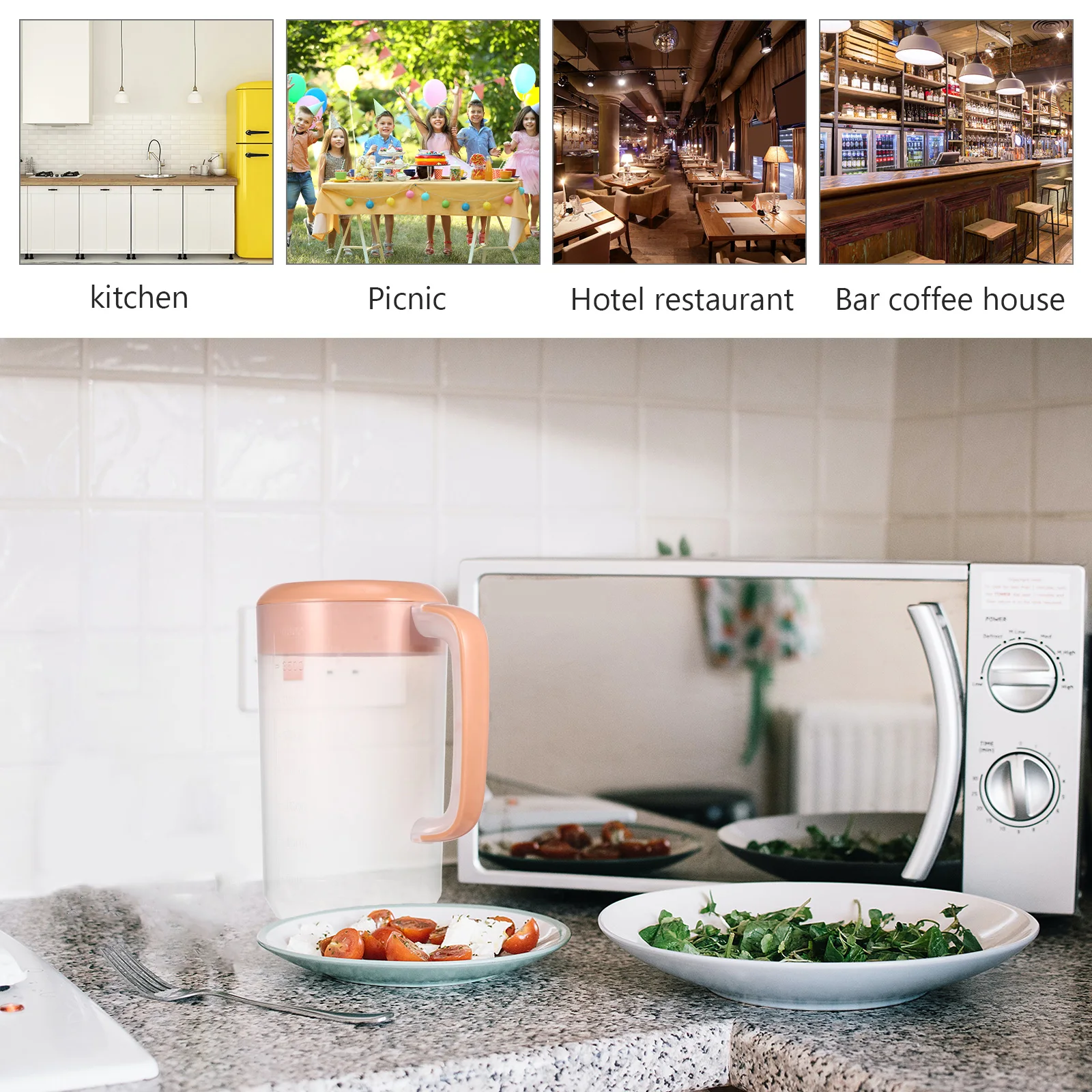 1 шт., чайник большой емкости, термостойкий, противовзрывной, 4 л, кувшин для холодной воды с крышкой-ручкой для домашнего отеля 
1 шт., чайник большой емкости, термостойкий, противовзрывной, 4 л, кувшин для холодной воды с крышкой-ручкой для домашнего отеля