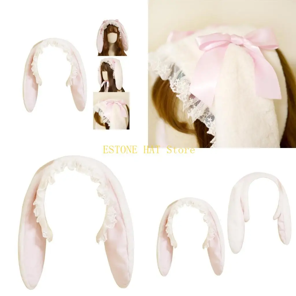 49MF плюшевая повязка на голову с заячьими ушками, карнавальный костюм, повязка на голову для женщин и девочек, вечерние обруч
49MF плюшевая повязка на голову с заячьими ушками, карнавальный костюм, повязка на голову для женщин и девочек, вечерние обруч