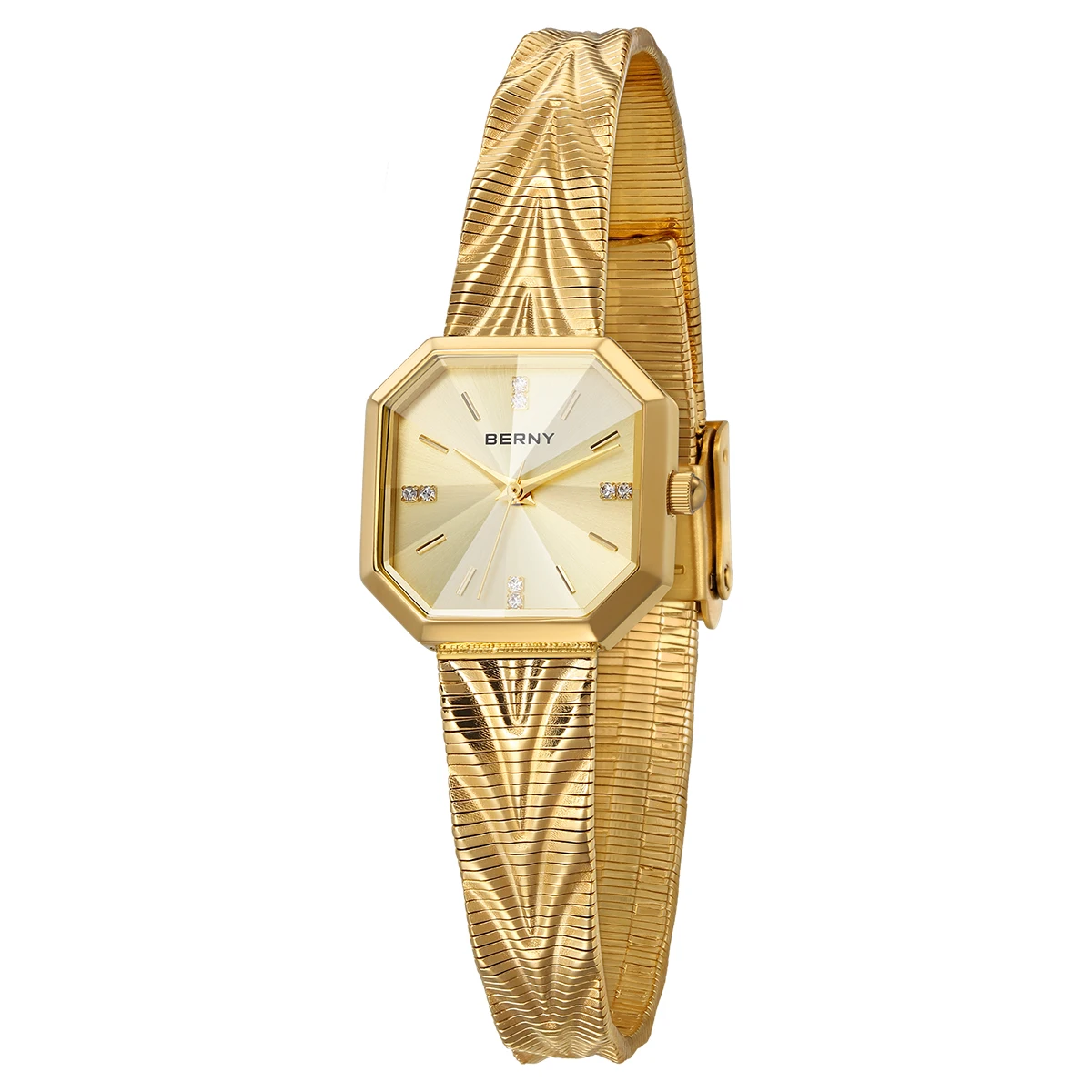 BERNY Gold Watch For Women Octagonal Ladies Quartz Wristwatches Stainless Steel Women Small Gold Watch Luxury Fashion Watches
BERNY Gold Watch For Women Octagonal Ladies Quartz Wristwatches Stainless Steel Women Small Gold Watch Luxury Fashion Watches