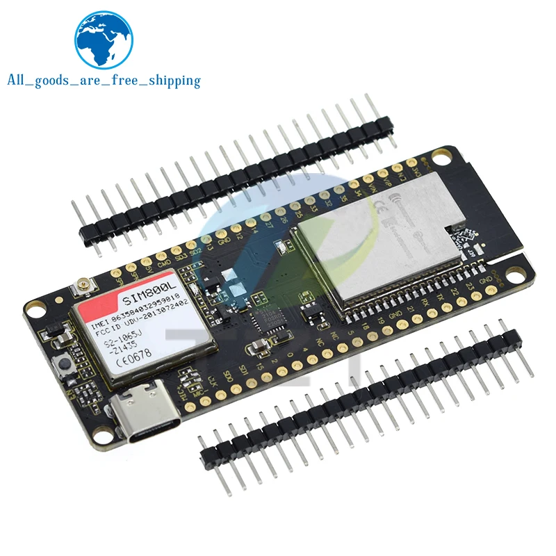 TTGO T-Call V1.3 ESP32 Беспроводной модуль SIM-антенна SIM-карта Модуль SIM800L и GSM/GPRS-антенна для Arduino
TTGO T-Call V1.3 ESP32 Беспроводной модуль SIM-антенна SIM-карта Модуль SIM800L и GSM/GPRS-антенна для Arduino