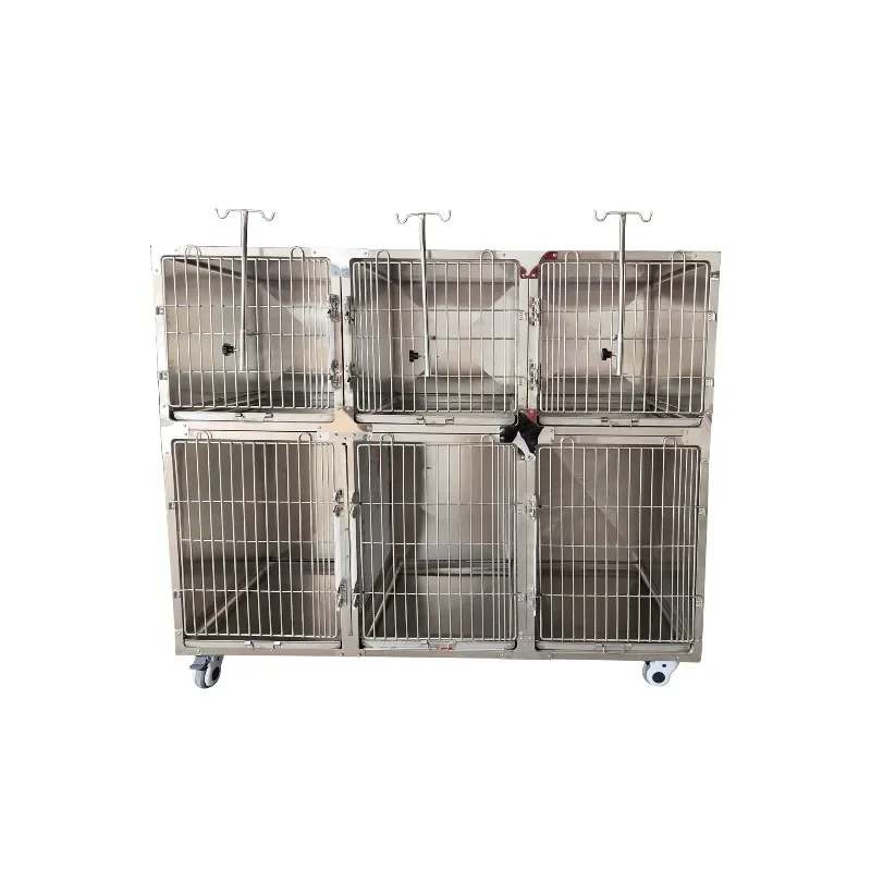 304 stainless steel pet hospital inpatient cage large combination multi-layer breeding warehouse constant temperature cage
304 stainless steel pet hospital inpatient cage large combination multi-layer breeding warehouse constant temperature cage