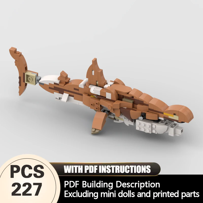 Creators Animal Series Model MOC Building Bricks Basking Shark Modular Technology Gifts Holiday Assemble Children Toys Suit
Creators Animal Series Model MOC Building Bricks Basking Shark Modular Technology Gifts Holiday Assemble Children Toys Suit