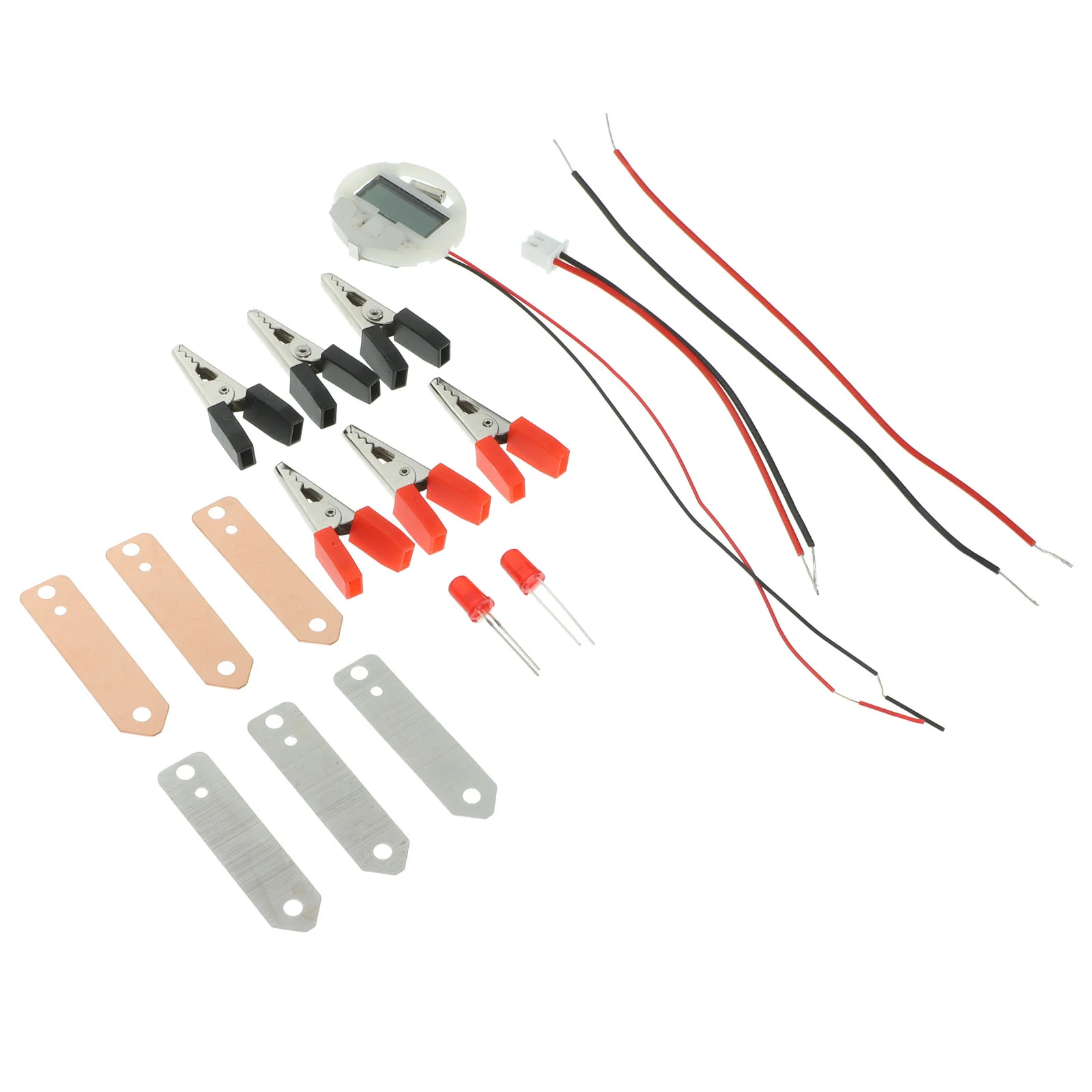 Fruit Experiment Batteries Experimental DIY Kit for Student Educational Metal Science Potato Clock Experiments Kids
Fruit Experiment Batteries Experimental DIY Kit for Student Educational Metal Science Potato Clock Experiments Kids
