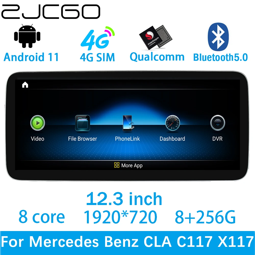 Автомобильный мультимедийный плеер ZJCGO, стерео, GPS, DVD, радио, навигация, Android, экранная система для Mercedes Benz CLA C117 X117 CLA180 CLA200
Автомобильный мультимедийный плеер ZJCGO, стерео, GPS, DVD, радио, навигация, Android, экранная система для Mercedes Benz CLA C117 X117 CLA180 CLA200