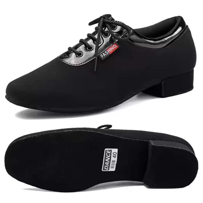 High-quality Oxford cloth men's standard dance hall cloth straight sole practice competition modern dance sneakers
High-quality Oxford cloth men's standard dance hall cloth straight sole practice competition modern dance sneakers