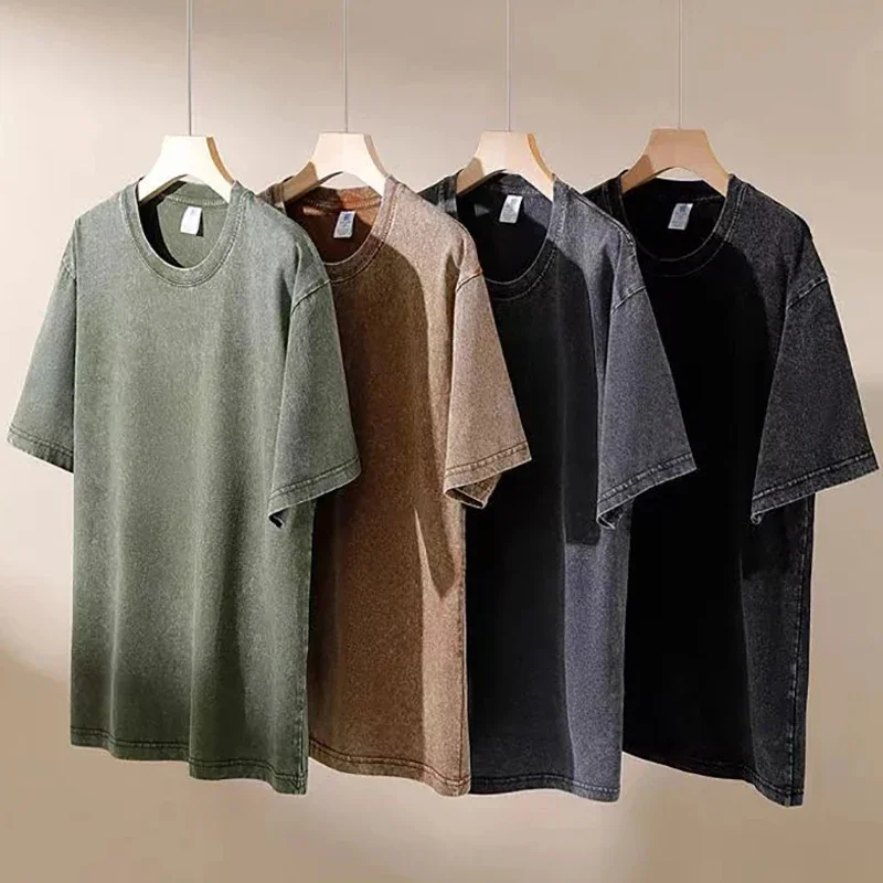 Pop Streetwear Washed Vintage T-Shirts Hip Hop Retro Punk T Shirt Women Tops Cotton Neutral Short Sleeve Acid Wash TShirts
Pop Streetwear Washed Vintage T-Shirts Hip Hop Retro Punk T Shirt Women Tops Cotton Neutral Short Sleeve Acid Wash TShirts