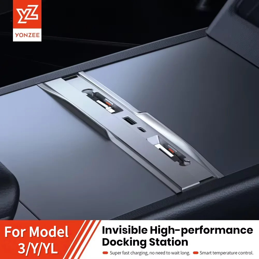 YZ For Tesla Model 3/Y/YLHighland Juniper Docking Station Fast Charger Intelligent Expansion Dock Central Control Charging Shunt
YZ For Tesla Model 3/Y/YLHighland Juniper Docking Station Fast Charger Intelligent Expansion Dock Central Control Charging Shunt