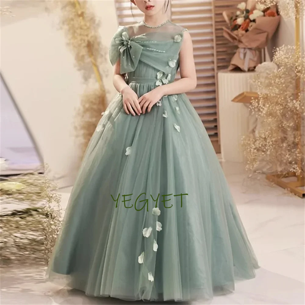 O-neck Bow Design Sleeveless Girls Birthday Dresses Ball Gown Tiered Mesh Robe 2023 Elegant Temperament Flower Girls Dress
O-neck Bow Design Sleeveless Girls Birthday Dresses Ball Gown Tiered Mesh Robe 2023 Elegant Temperament Flower Girls Dress