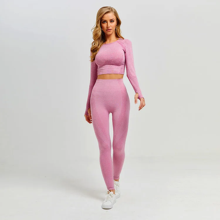 European American Seamless Dot Yoga Set 2-Piece - Long Sleeve High-Waist Butt-Lifting Workout Outfit
European American Seamless Dot Yoga Set 2-Piece - Long Sleeve High-Waist Butt-Lifting Workout Outfit