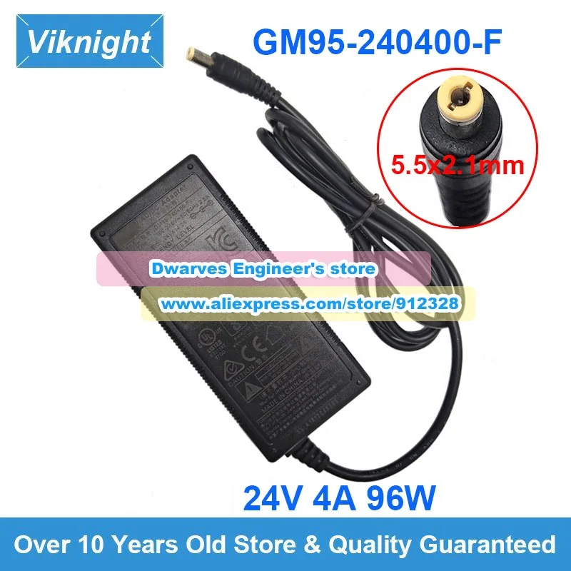 24V 4A 96W AC Adapter GM95-240400-F Power Supply for GVE Laptop Charger With 5.5x2.1mm/3-PIN/4-PIN Tips
24V 4A 96W AC Adapter GM95-240400-F Power Supply for GVE Laptop Charger With 5.5x2.1mm/3-PIN/4-PIN Tips