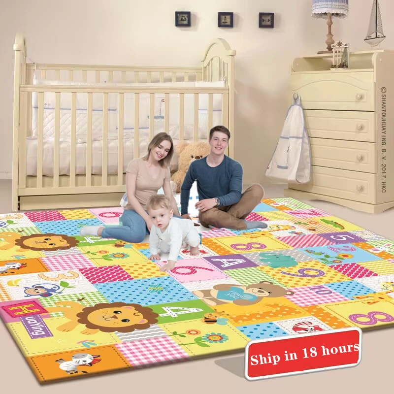 Foldable Non-Toxic Baby Play Mat Children's Carpet in The Nursery Climbing Pad Educational Kids Rug Activitys Games Toys 180*100
Foldable Non-Toxic Baby Play Mat Children's Carpet in The Nursery Climbing Pad Educational Kids Rug Activitys Games Toys 180*100