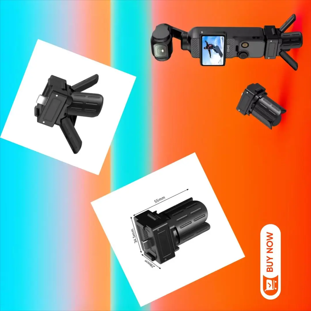 Mini Tripod for DJI Pocket 3 Camera Stabilizer Gimbal Desktop Tripod with Type-C full-function Charging Port Desktop Stand
Mini Tripod for DJI Pocket 3 Camera Stabilizer Gimbal Desktop Tripod with Type-C full-function Charging Port Desktop Stand